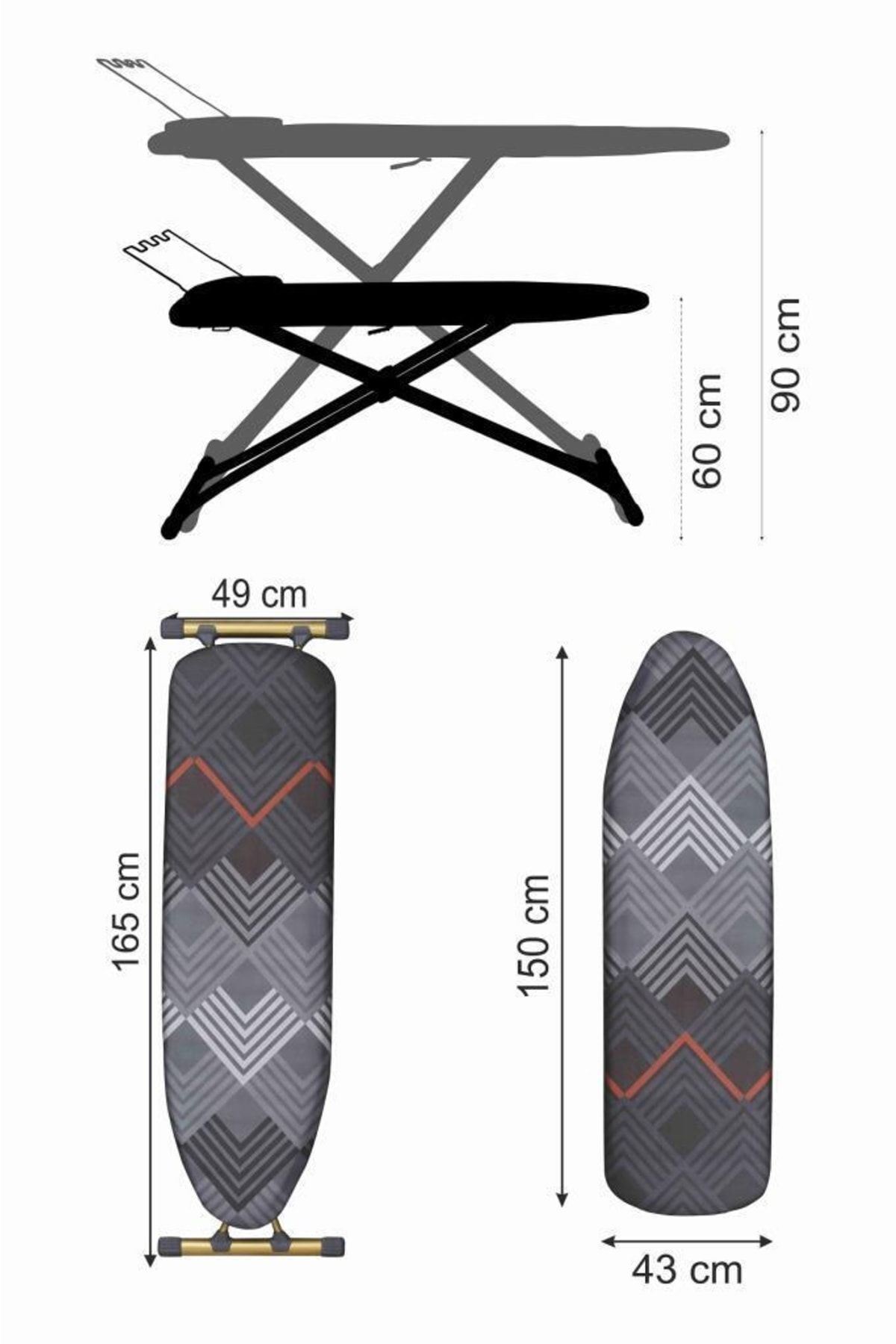 Harbinger MM156 Goldboard Ütü Masası (Yedek Bez Hediyeli)