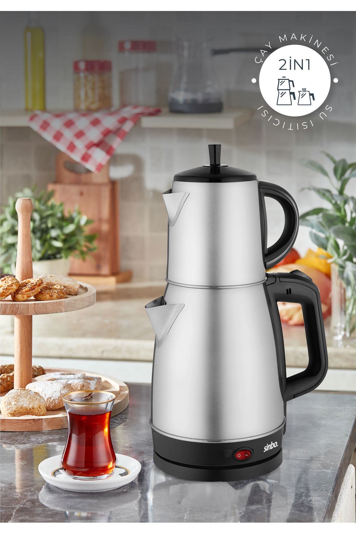 Sinbo STM-5845 Elektrikli Çay Seti
