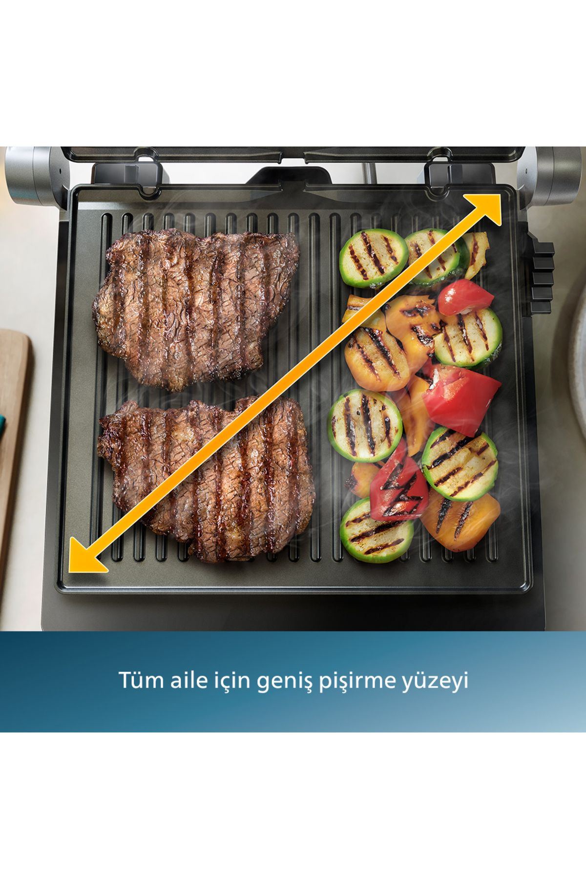 Philips 5000 Serisi HD6301/90 Izgara ve Tost Makinesi 2200W