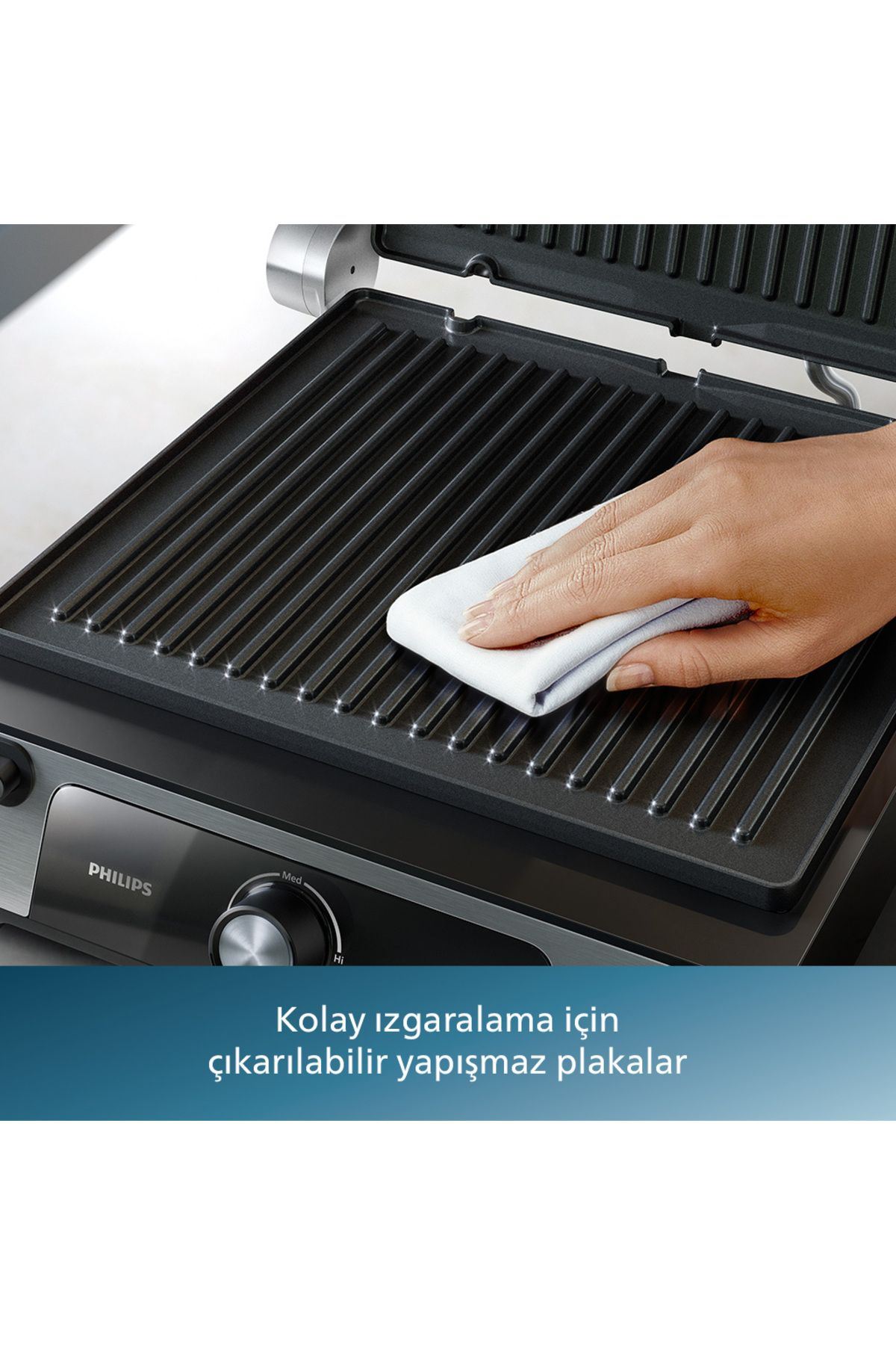 Philips 5000 Serisi HD6301/90 Izgara ve Tost Makinesi 2200W