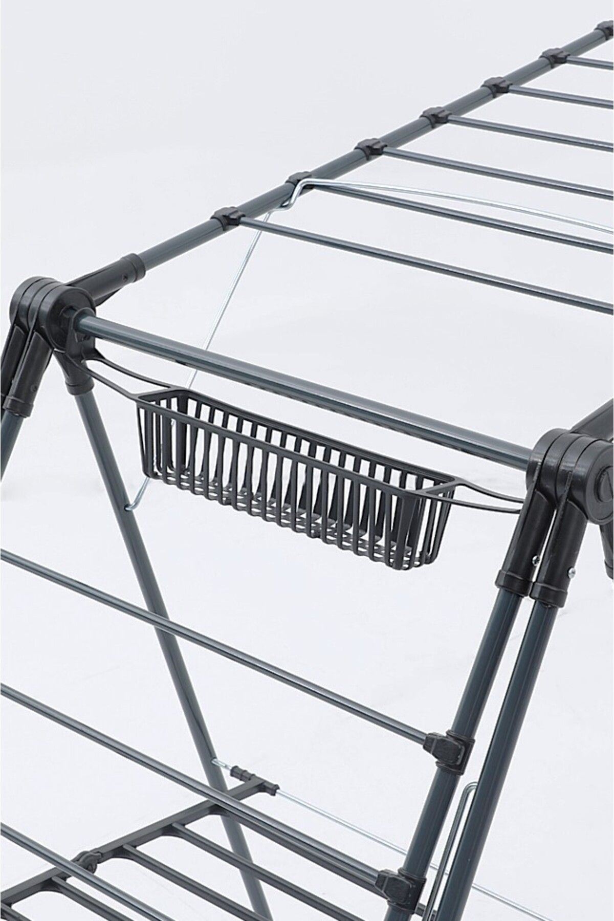 Harbinger MM016 Alenda Kalın Borulu Çamaşır Kurutmalık Siyah