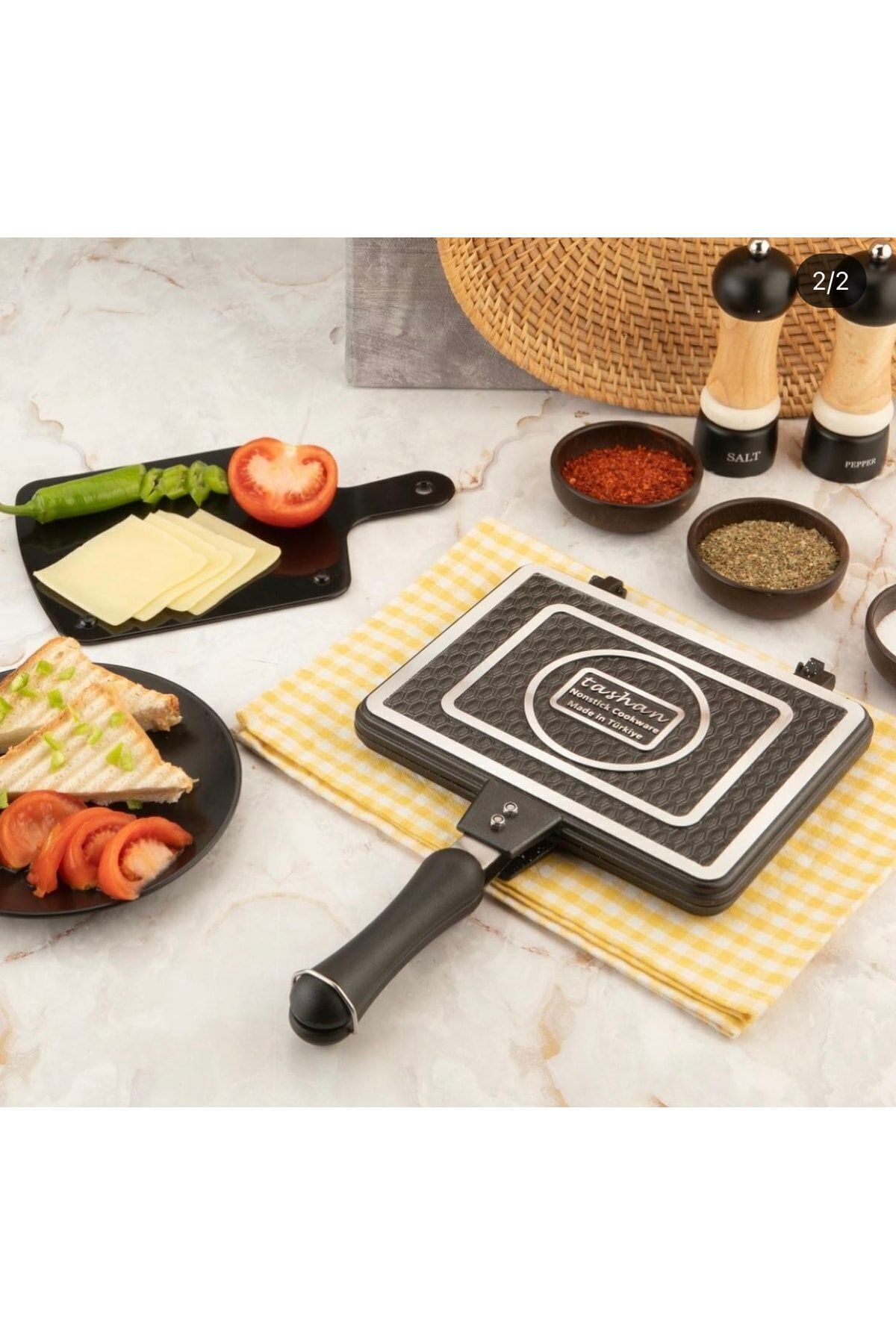 Ocak Üstü Lüks Granit Grill Tost Makinesi
