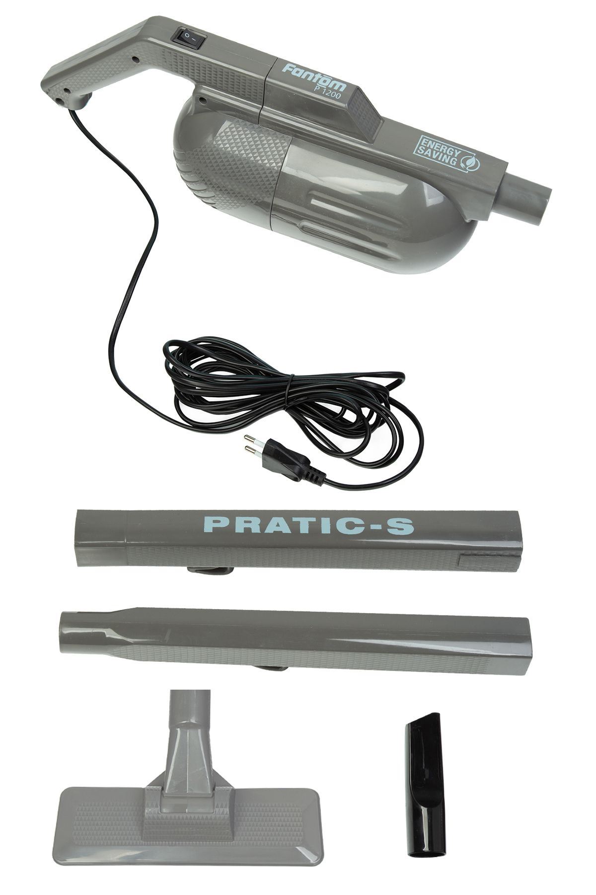 Fantom Pratic-S P 1200 Dikey Süpürge Antrasit