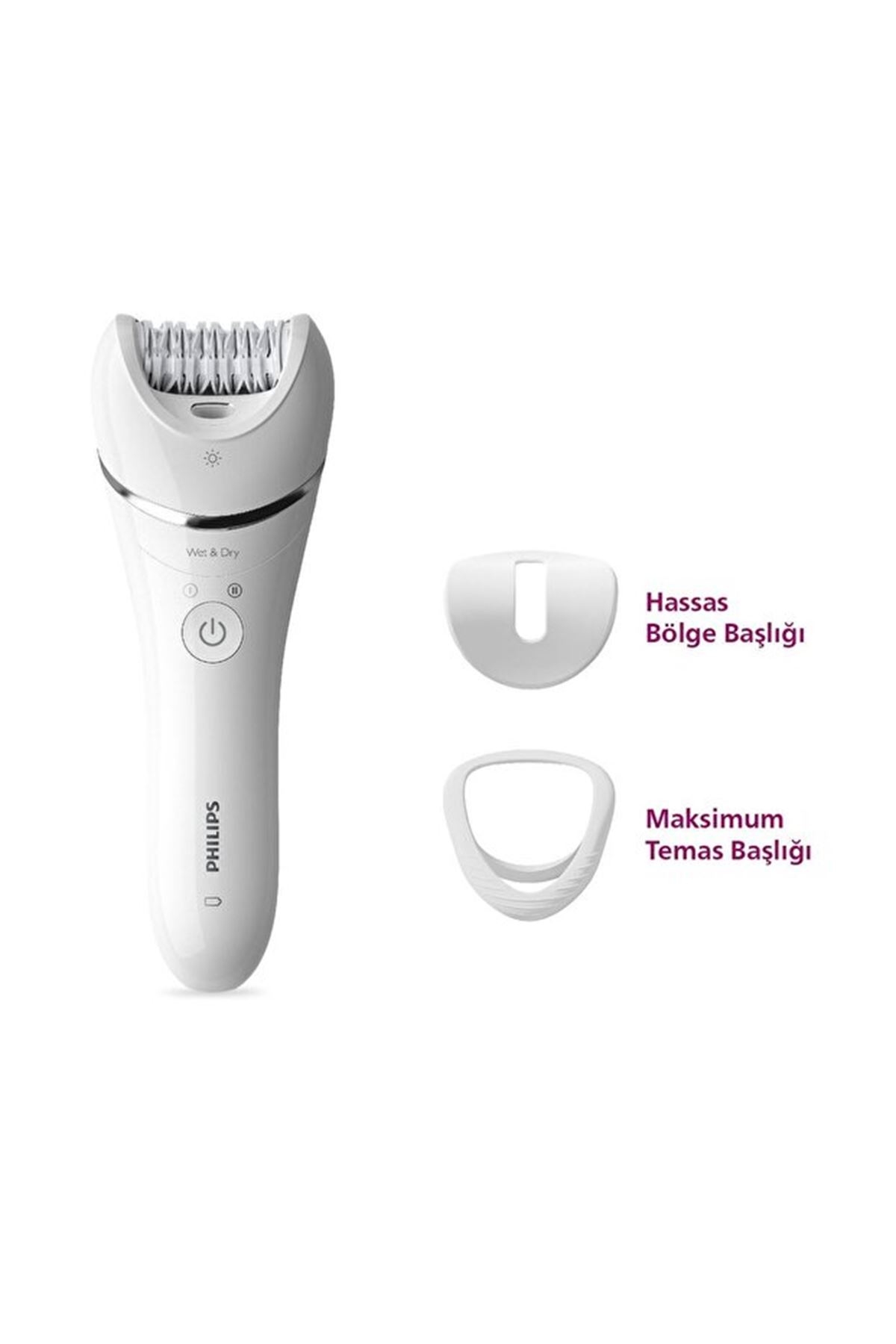 Philips BRE700/05 Kablosuz Islak-Kuru Epilatör