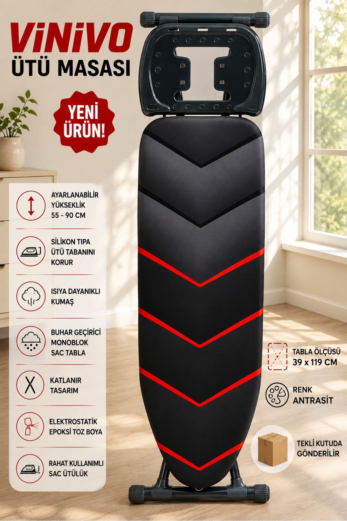 Harbinger MM325 Vinivo Ütü Masası