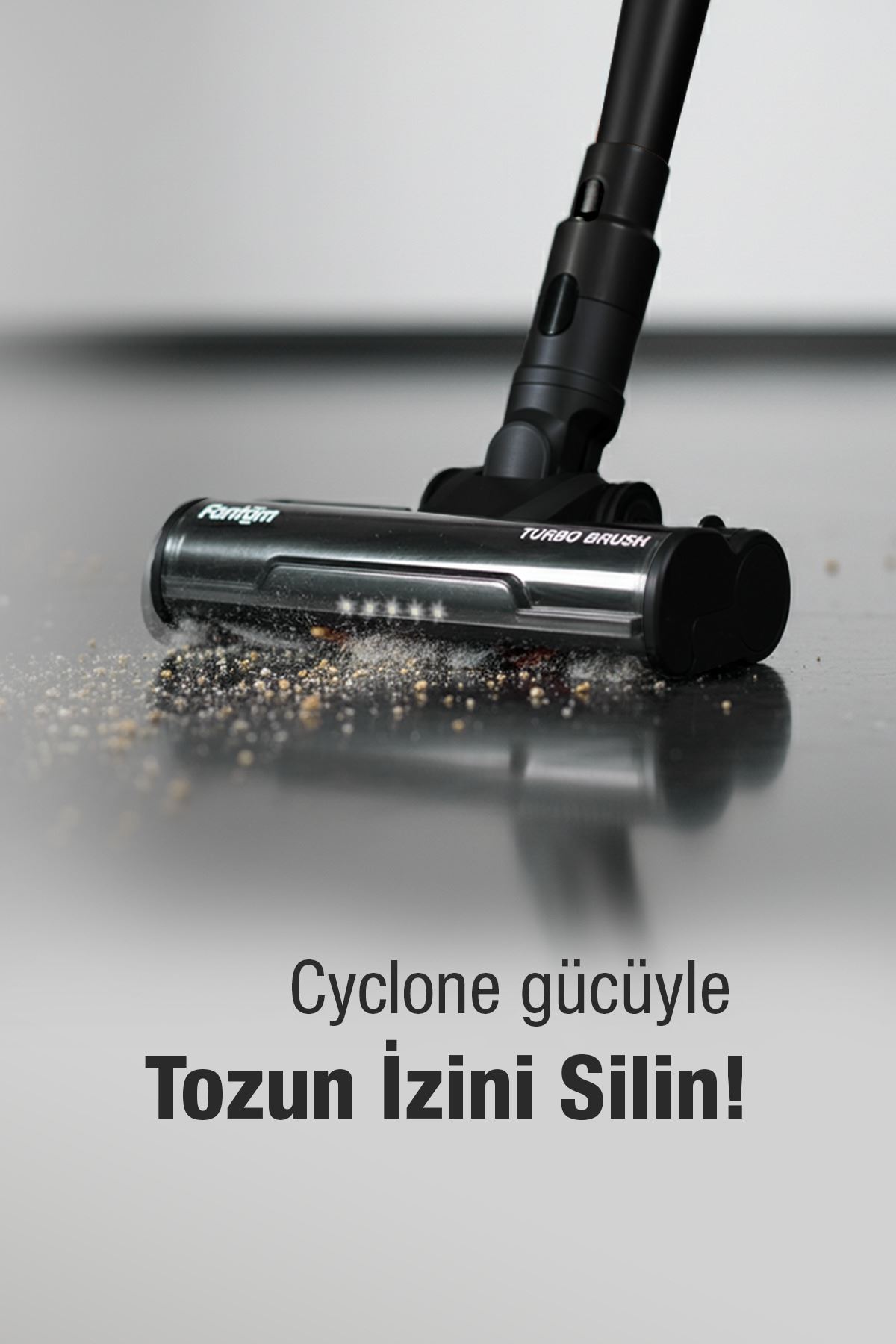 Pluto P 6000 Cyclone Dikey Elektrikli Süpürge Siyah