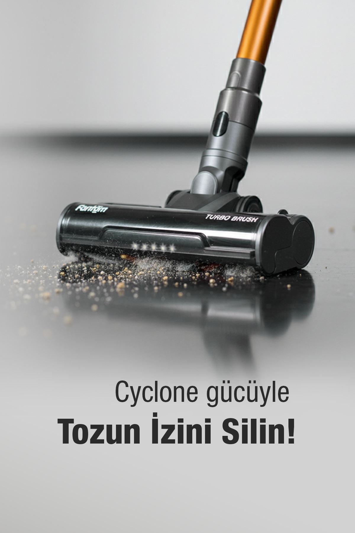 Pluto P 6000 Cyclone Dikey Elektrikli Süpürge Antrasit