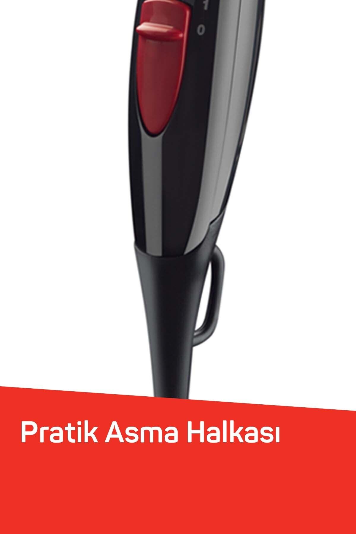 AR569 Linda Saç Kurutma Makinesi 2 Hız Ayarı, Soğuk Hava ve Difüzör, 2000W, Siyah