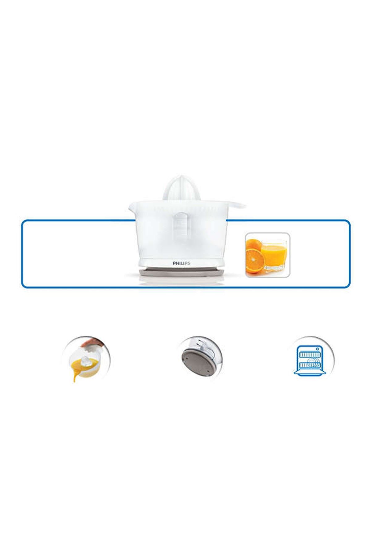 Daily Collection Narenciye Sıkacağı, 25W, 500 ml Sürahi, Otomatik Yön Değiştirme HR2738/00