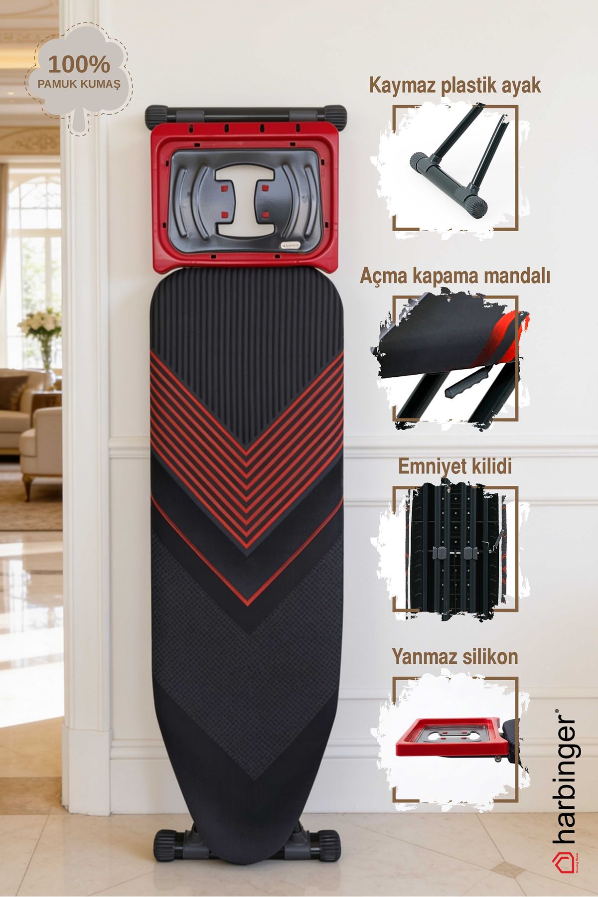 Harbinger MM375 TitanBoard Yeni Model Ütü Masası
