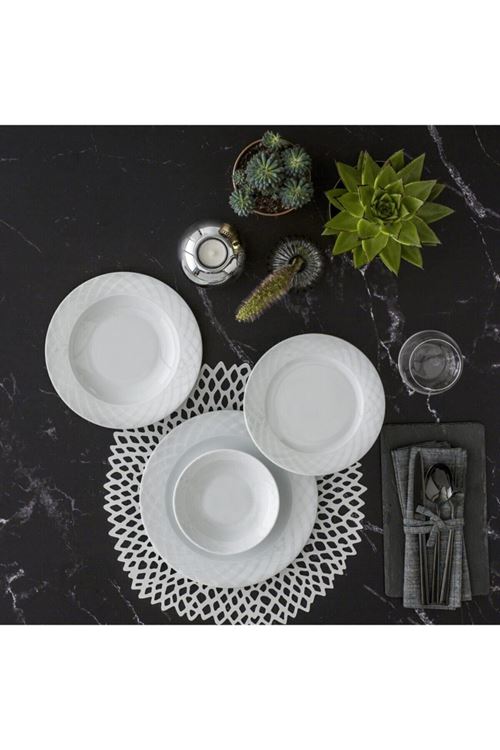 Güral Alfa 48 Parça 12 Kişilik Yemek Takımı