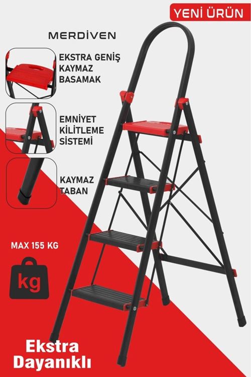 Devecioğlu 4 Basamaklı Star Geniş Basamakli Merdiven