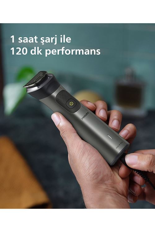 12'si 1 Arada Erkek Bakım Seti Mg5940/15-yüz/saç/vücut (ISLAK/KURU KULLANIM)