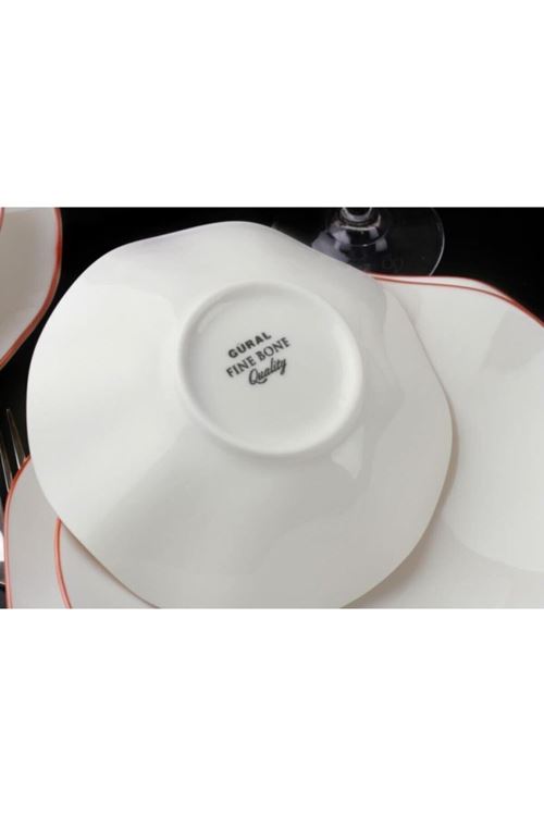 Güral Nesrin Copper 26 Parça Bone Yemek Seti