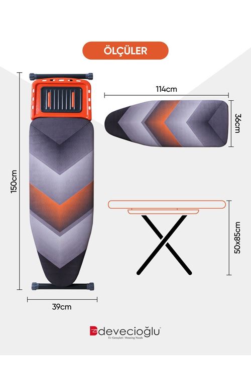 Harbinger Yeni Tasarım Uzay Ütü Masası MM0360