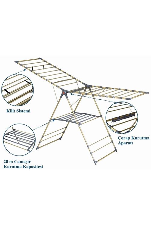 Altın Harbinger MM041 Apex Gold Çamaşır Kurutma Askısı Metal
