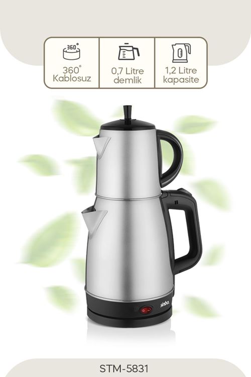 STM-5831 Elektrikli Çay Seti