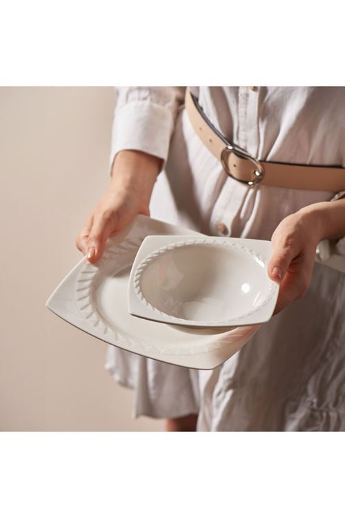 GÜRAL PORSELEN MAJORI 24 PARÇA 6 KİŞİLİK YEMEK TAKIMI