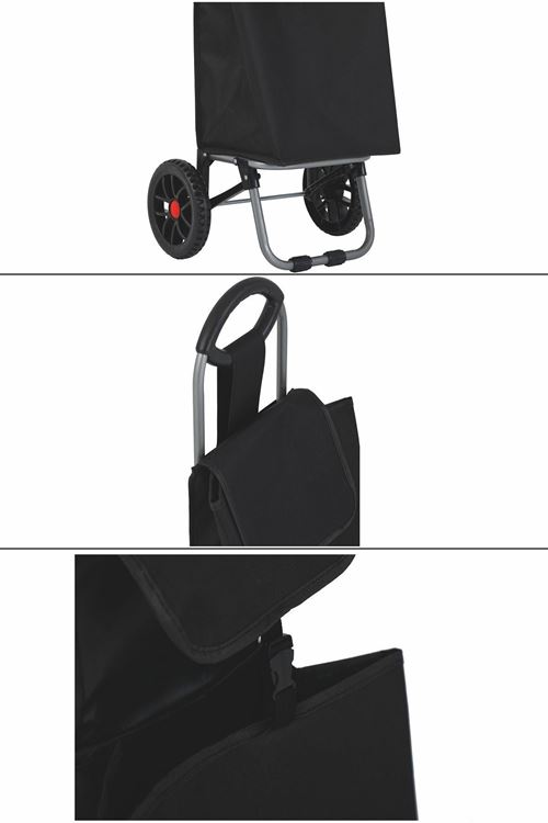 Vinivo Pazar Arabası Siyah Mm-1200