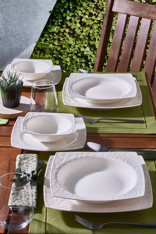 Vivente 24 Parça 6 Kişilik Bone Yemek Takımı