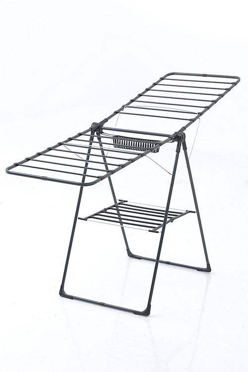 Harbinger MM016 ALENDA (Siyah) Kalın Borulu Çamaşır Kurutma Askılığı