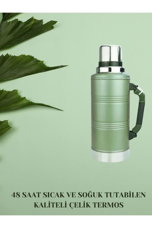 2.2lt 48 Saat Sıcaklık Garantili Vakumlu Paslanmaz Çelik Termos
