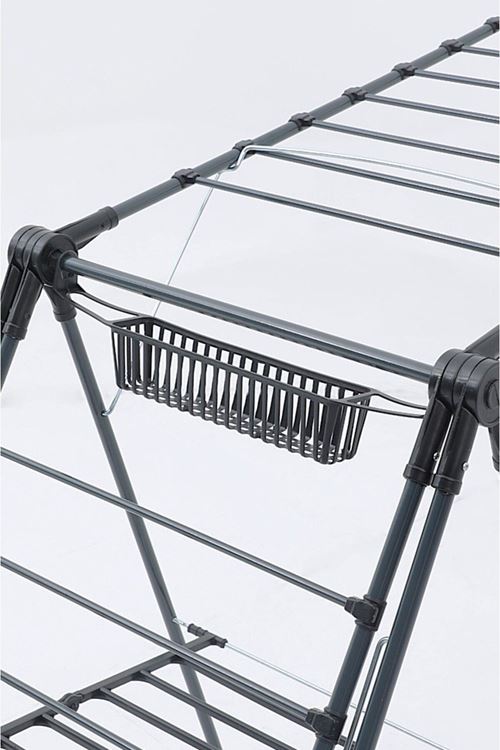 Harbinger MM016 ALENDA (Siyah) Kalın Borulu Çamaşır Kurutma Askılığı