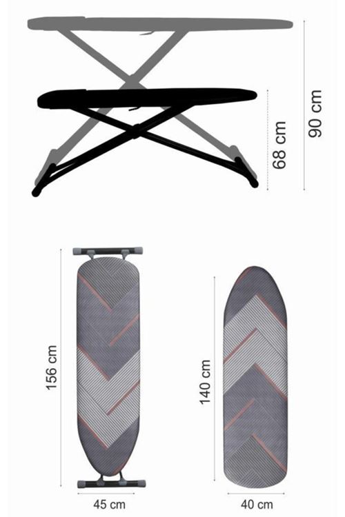 Mm154 Masterboard Ütü Masası Mm051 İnova Çamaşır Kurutmalık Seti