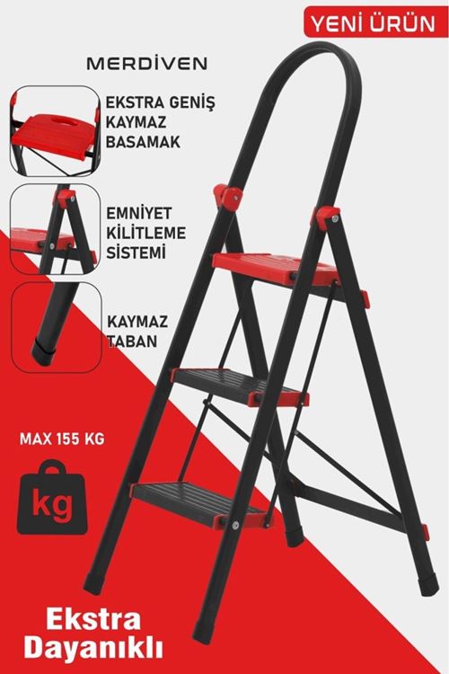 Devecioğlu 3 Basamaklı Star Geniş Basamaklı Merdiven