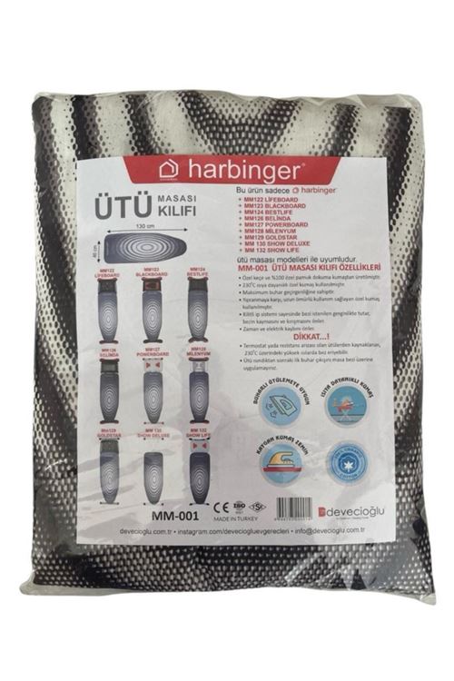 Harbinger 001 Özel Keçeli Isıya Dayanıklı Ütü Masası Bezi Kılıfı
