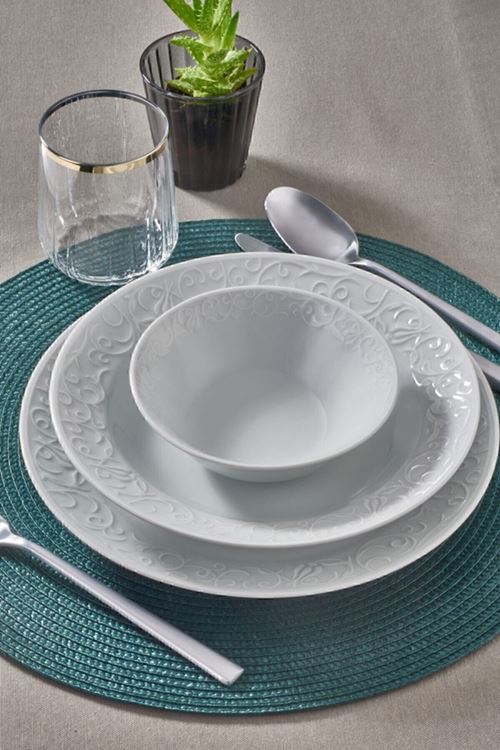 Bahar Dalı 18 Parça 6 Kişilik Yemek Takımı