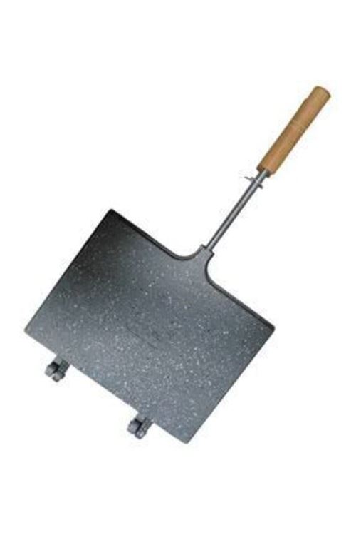 Iç Dış Granit Döküm El Tost Makinası, Granit Ultra Lüks Ocak Üstü Tost Grill