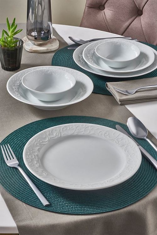 Bahar Dalı 18 Parça 6 Kişilik Yemek Takımı