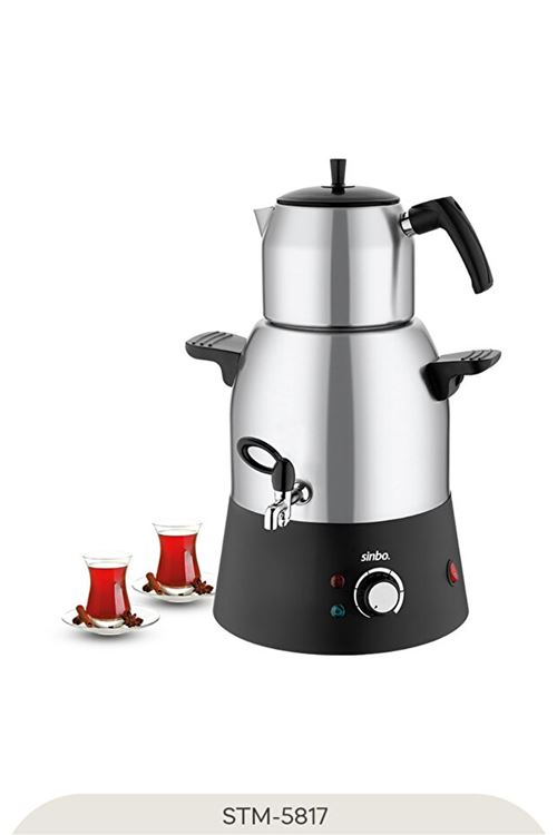 Stm-5817 Elektrikli Çelik Semaver Çay Makinesi