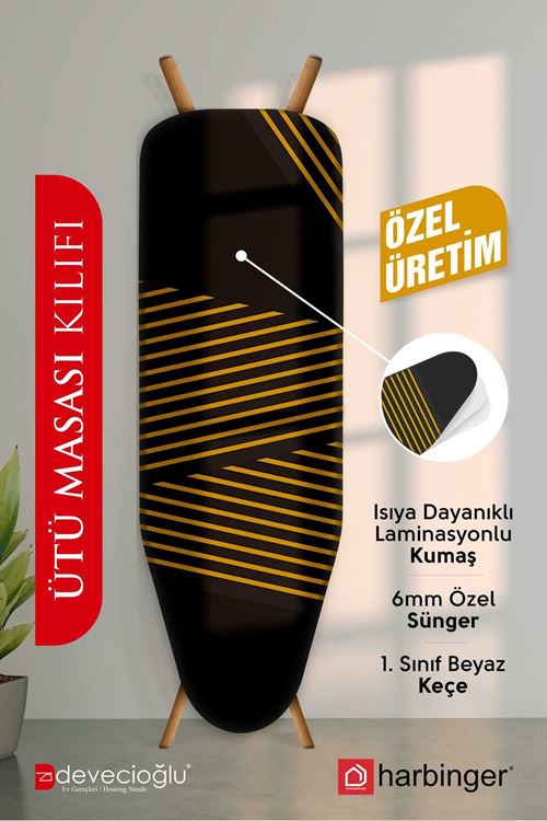 Keçeli Isıya Dayanıklı Ütü Masası Kılıfı mm142