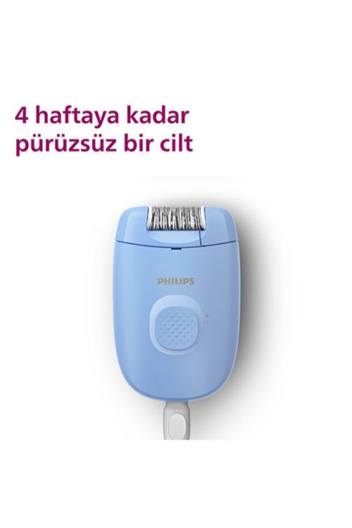 Philips 2000 Serisi BRE228/05 Bacak Epilasyon Aleti, Kablolu, Yıkanabilir, Mavi